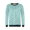 Daisy Pattern Print Design DS03 Women Long Sleeve Sweatshirt-JorJune