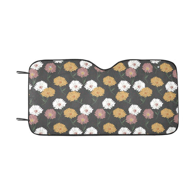 Daisy Pattern Print Design DS04 Car Sun Shade-JorJune