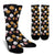 Daisy Pattern Print Design DS04 Crew Socks-JORJUNE.COM