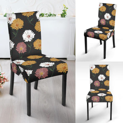 Daisy Pattern Print Design DS04 Dining Chair Slipcover-JORJUNE.COM