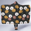 Daisy Pattern Print Design DS04 Hooded Blanket-JORJUNE.COM