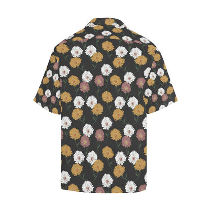 Daisy Pattern Print Design DS04 Men Hawaiian Shirt-JorJune