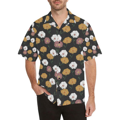 Daisy Pattern Print Design DS04 Men Hawaiian Shirt-JorJune