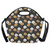 Daisy Pattern Print Design DS04 Neoprene Lunch Bag-JorJune