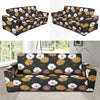 Daisy Pattern Print Design DS04 Sofa Slipcover-JORJUNE.COM