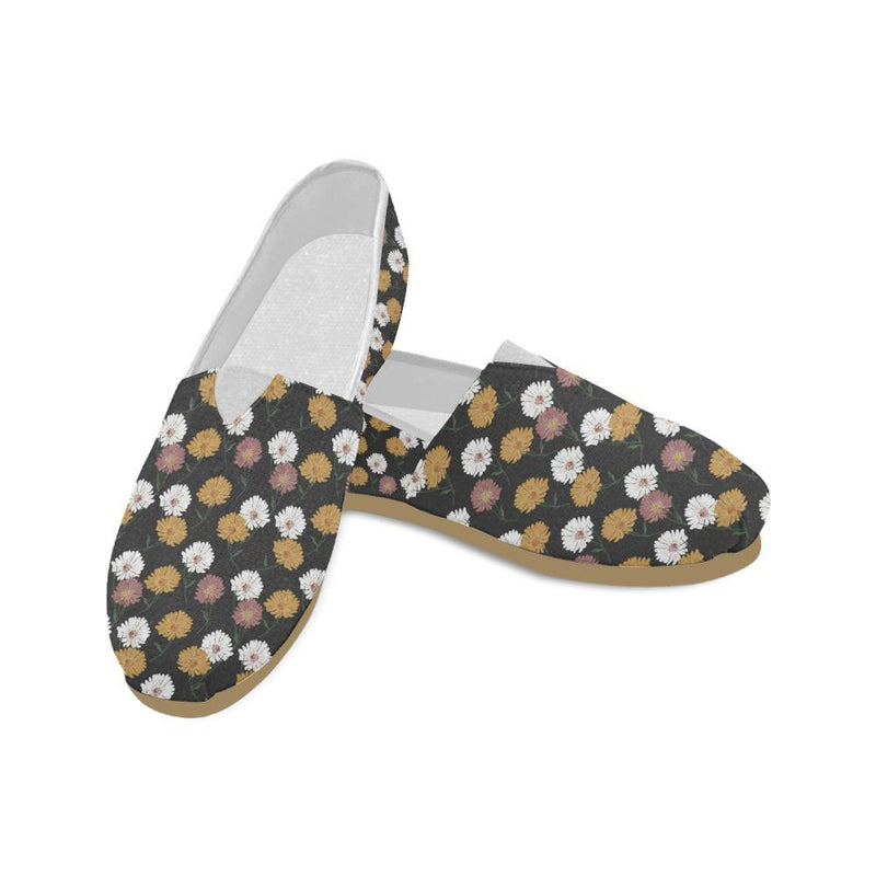 Daisy Pattern Print Design DS04 Women Casual Shoes-JorJune.com