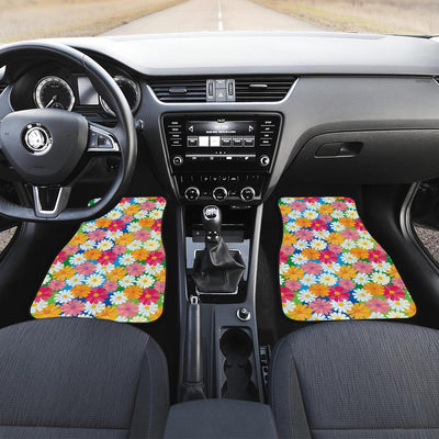 Daisy Pattern Print Design DS05 Car Floor Mats-JorJune