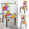 Daisy Pattern Print Design DS05 Dining Chair Slipcover-JORJUNE.COM