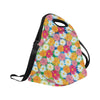 Daisy Pattern Print Design DS05 Neoprene Lunch Bag-JorJune