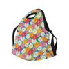 Daisy Pattern Print Design DS05 Neoprene Lunch Bag-JorJune