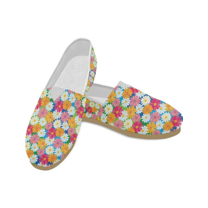 Daisy Pattern Print Design DS05 Women Casual Shoes-JorJune.com