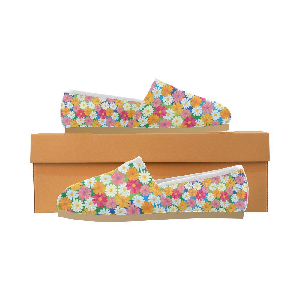 Daisy Pattern Print Design DS05 Women Casual Shoes-JorJune.com