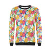 Daisy Pattern Print Design DS05 Women Long Sleeve Sweatshirt-JorJune