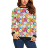 Daisy Pattern Print Design DS05 Women Long Sleeve Sweatshirt-JorJune