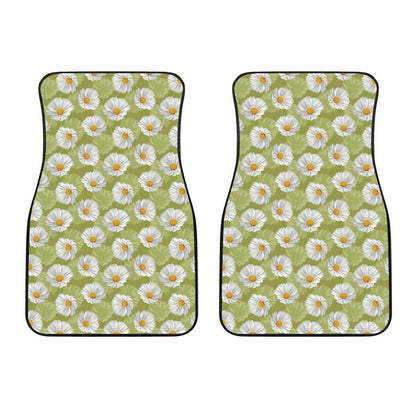Daisy Pattern Print Design DS06 Car Floor Mats-JorJune