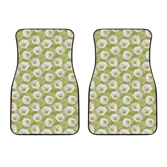 Daisy Pattern Print Design DS06 Car Floor Mats-JorJune