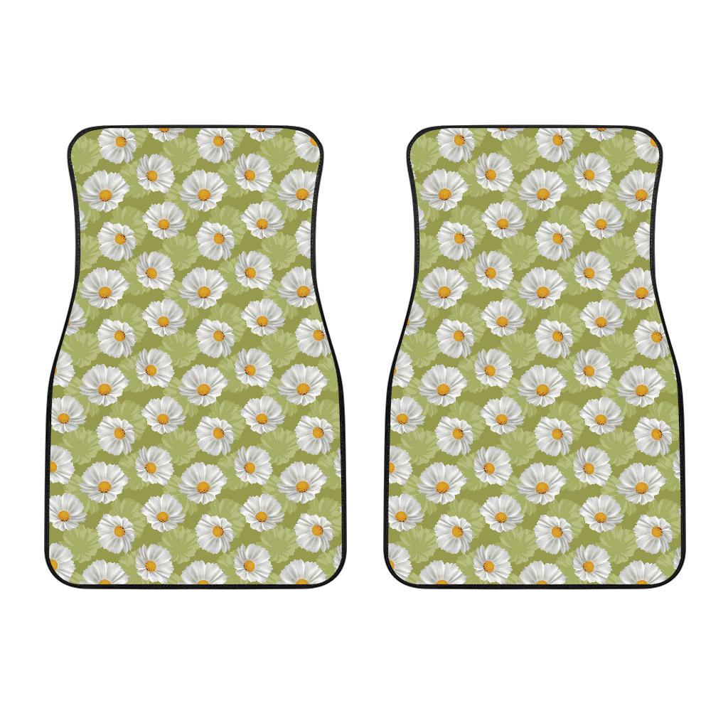 Daisy Pattern Print Design DS06 Car Floor Mats-JorJune