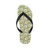 Daisy Pattern Print Design DS06 Flip Flops-JorJune