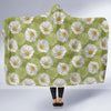 Daisy Pattern Print Design DS06 Hooded Blanket-JORJUNE.COM