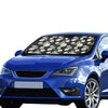 Daisy Pattern Print Design DS07 Car Sun Shade-JorJune