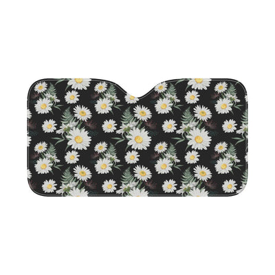 Daisy Pattern Print Design DS07 Car Sun Shade-JorJune