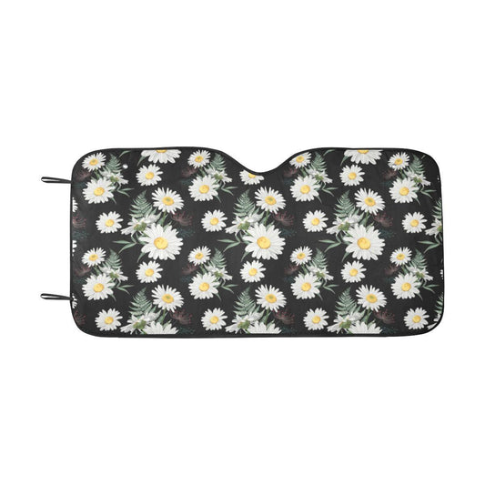 Daisy Pattern Print Design DS07 Car Sun Shade-JorJune