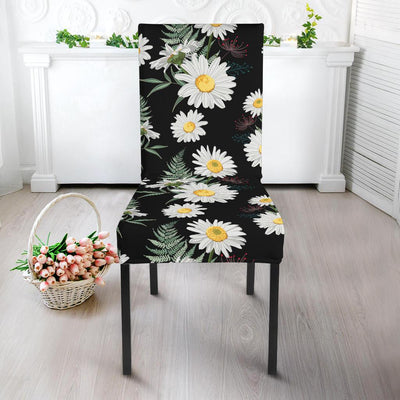 Daisy Pattern Print Design DS07 Dining Chair Slipcover-JORJUNE.COM