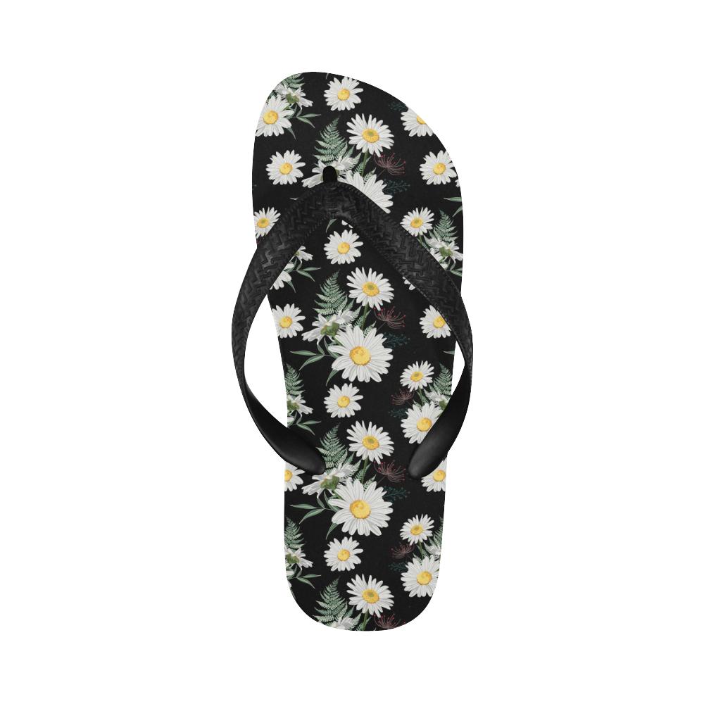 Daisy Pattern Print Design DS07 Flip Flops-JorJune