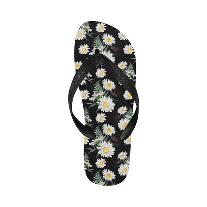 Daisy Pattern Print Design DS07 Flip Flops-JorJune