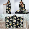 Daisy Pattern Print Design DS07 Hooded Blanket-JORJUNE.COM