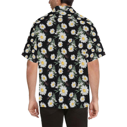 Daisy Pattern Print Design DS07 Men Hawaiian Shirt-JorJune