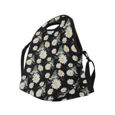 Daisy Pattern Print Design DS07 Neoprene Lunch Bag-JorJune