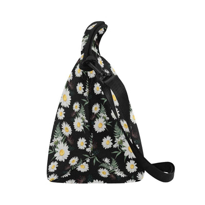 Daisy Pattern Print Design DS07 Neoprene Lunch Bag-JorJune