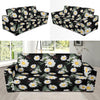 Daisy Pattern Print Design DS07 Sofa Slipcover-JORJUNE.COM