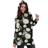 Daisy Pattern Print Design DS07 Women Hoodie Dress