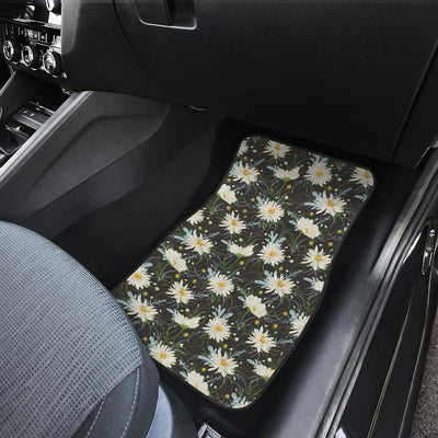 Daisy Pattern Print Design DS08 Car Floor Mats-JorJune