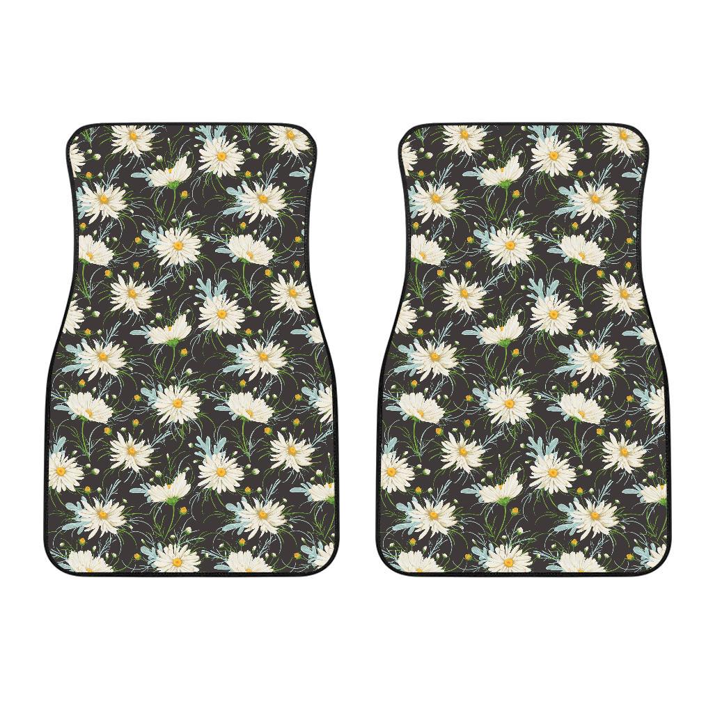 Daisy Pattern Print Design DS08 Car Floor Mats-JorJune