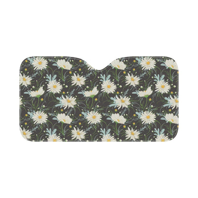 Daisy Pattern Print Design DS08 Car Sun Shade-JorJune