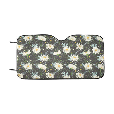 Daisy Pattern Print Design DS08 Car Sun Shade-JorJune