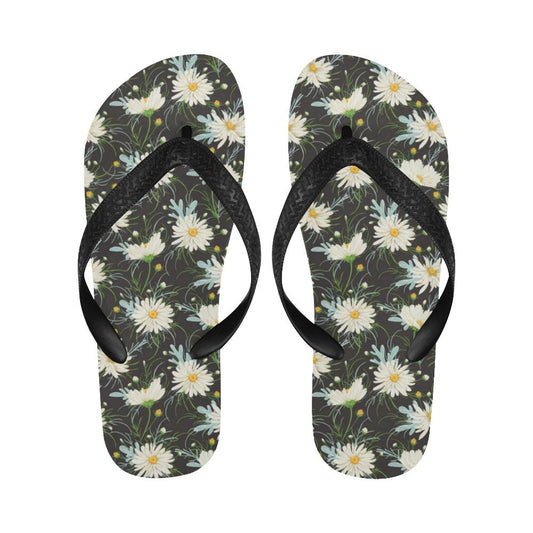 Daisy Pattern Print Design DS08 Flip Flops-JorJune