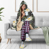 Daisy Pattern Print Design DS08 Hooded Blanket-JORJUNE.COM