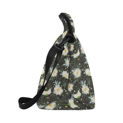 Daisy Pattern Print Design DS08 Neoprene Lunch Bag-JorJune