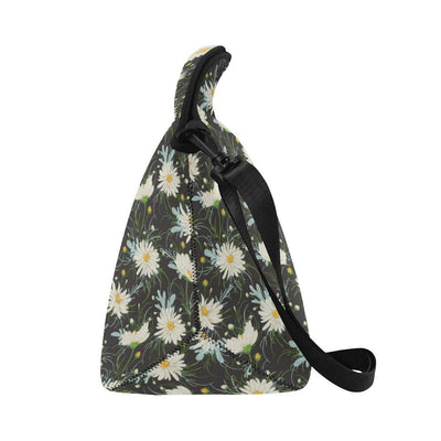 Daisy Pattern Print Design DS08 Neoprene Lunch Bag-JorJune