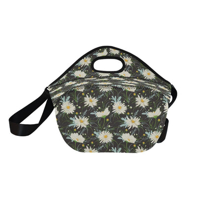 Daisy Pattern Print Design DS08 Neoprene Lunch Bag-JorJune