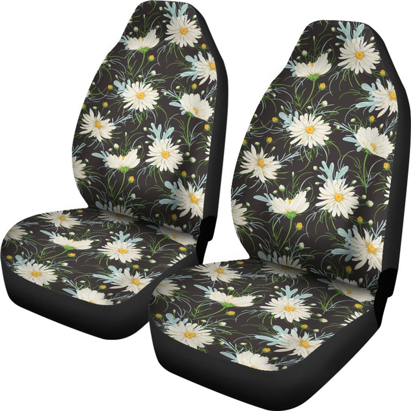 Daisy Pattern Print Design DS08 Universal Fit Car Seat Covers