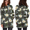 Daisy Pattern Print Design DS08 Women Hoodie Dress