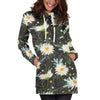 Daisy Pattern Print Design DS08 Women Hoodie Dress