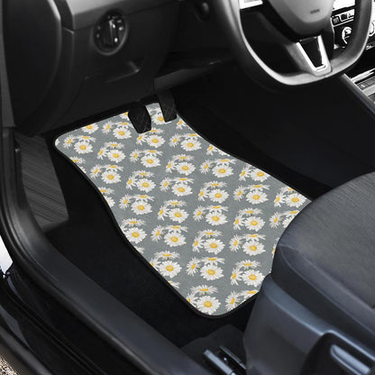 Daisy Pattern Print Design DS09 Car Floor Mats-JorJune