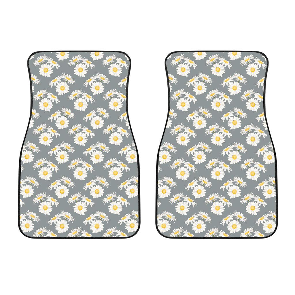 Daisy Pattern Print Design DS09 Car Floor Mats-JorJune
