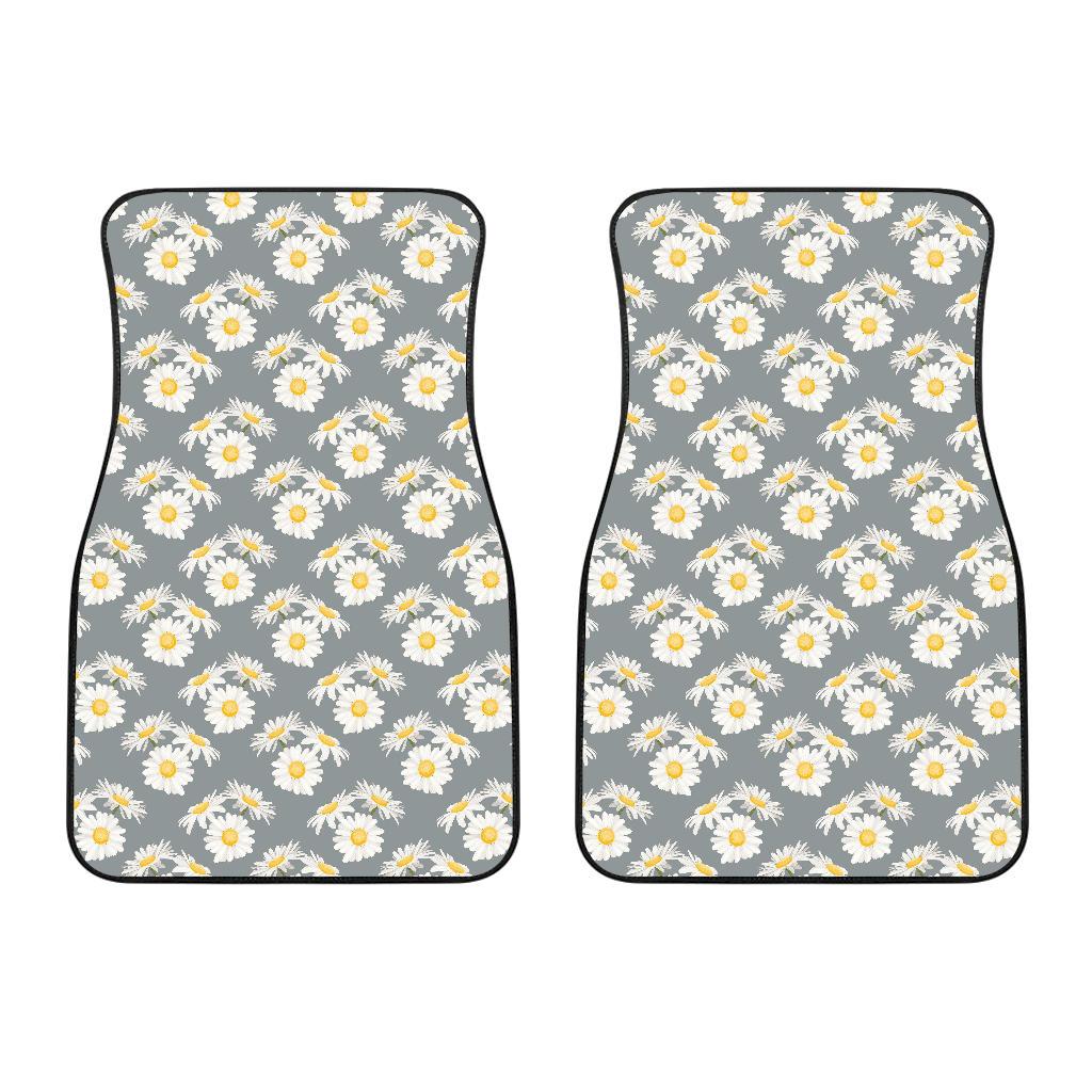 Daisy Pattern Print Design DS09 Car Floor Mats-JorJune